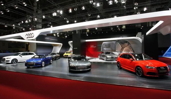 stand de Audi en el salón internacional del automóvil de Barcelona 2015